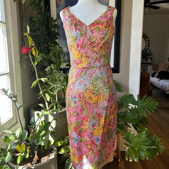 American Vintage Dresses & Skirts - American Vintage Colorful Floral Midi Dress